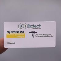 Biotech Brand Strong Adhesive Vinyl 10ml Etiquetas de frascos para produtos de saúde masculina