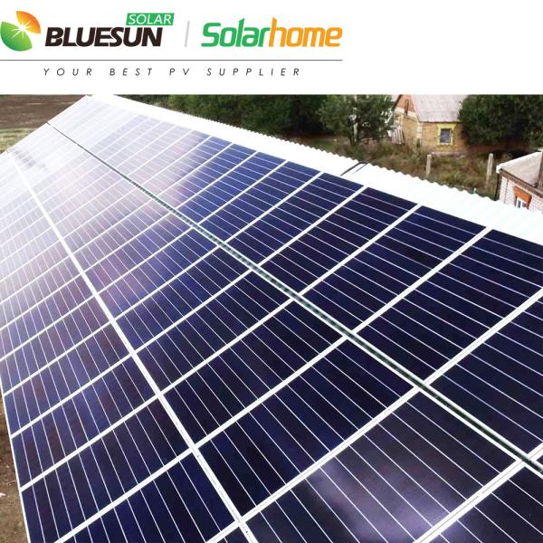 Bluesun Shingled Solar Panel 670W Bifaical Mono PV Module in EU Stock 700W 670W 665W 660W Solar Panel