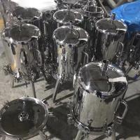 Filtros de ar de cartucho industrial polido a espelho com 2 entradas/saídas