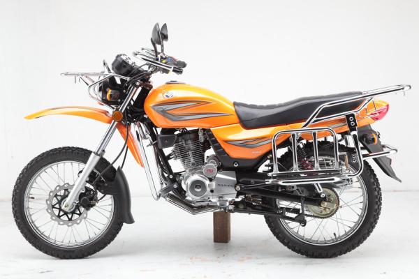 Durable On Off Motorcycles 29° Front Fork Titl Angle Foot / Chain Gear Shifting