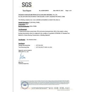 Zhejiang Huaxiajie Macromolecule Building Material Co., Ltd. Certificações