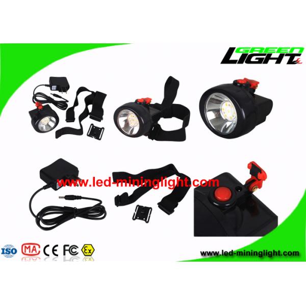 3.7V 450mA Cordless Mining Lights 10000 Lux Moisture Proof With Black Color