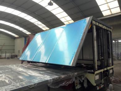 Aluminum Semi Trailer Truck For Outdoor Advertising Hydraulic Lifting Stage