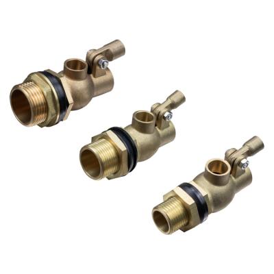 Full Port DN15 1/2 Inch Brass Float Ball Valve for Water Storage Tank