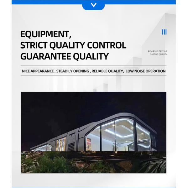 Luxury Mobile Home Aluminum Prefabricated Full House Smart Space Capsule for Villages