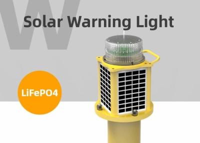 Luz de segurança solar visível de piscamento da luz de obstrução 6KM do diodo emissor de luz