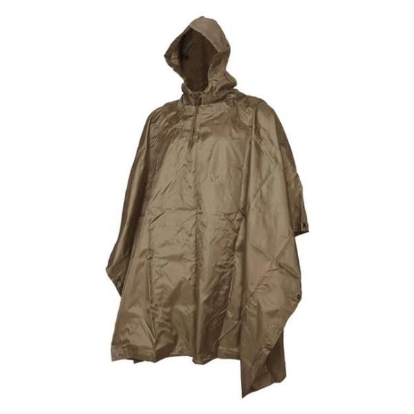 Camouflage Military Ripstop Ponchos 100% Polyester Outdoor Hiking