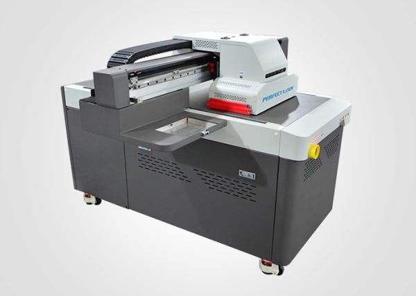 6090 6印字ヘッドのガラス陶磁器の木製のプラスチック革のための紫外線デジタル平らなプリンター