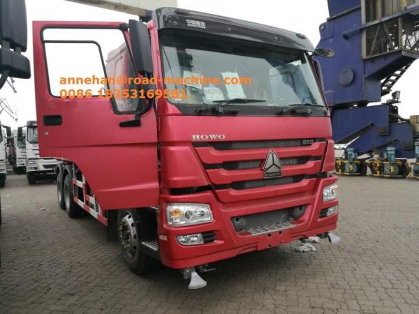 Sinotruk HOWO7 High Pressure 4000 Gallon Water Spray Truck , LHD 6X4 Construction Water Tank Trucks