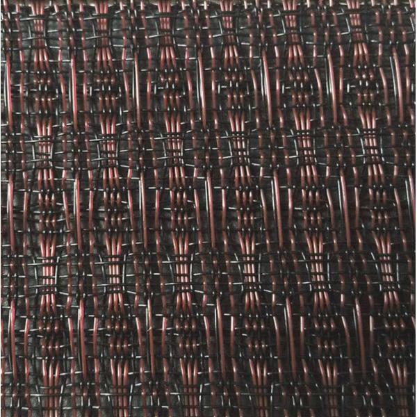 Cabinet Grill Cloth Brown/Beige with Gold Accent 59