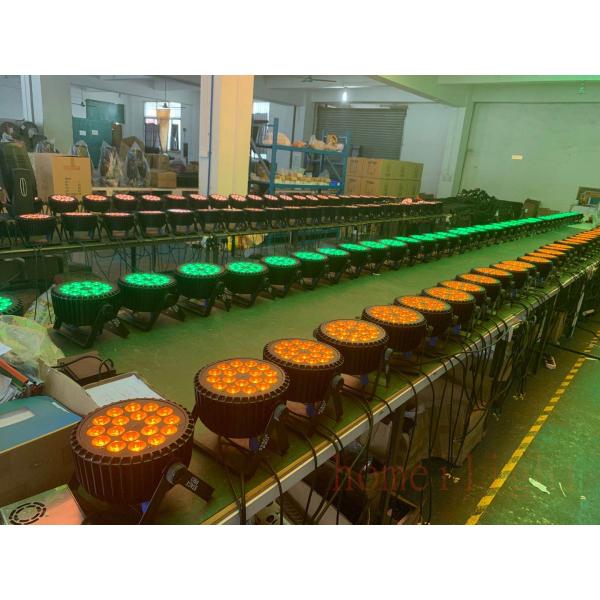 Stage Night Club Bar Party Wedding DJ KTV Disco LED Flat Par Light 18pcs*18W