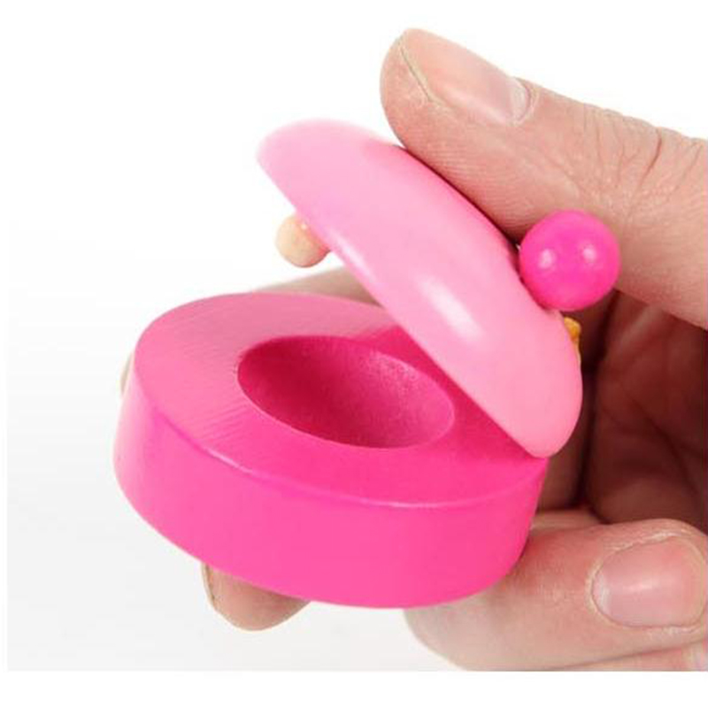 Музыкальные инструменты ручки игрушки колотушки кастанетт 2.5cm деревянные