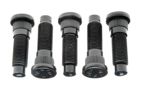 Stable Carbon Steel Wheel Lug Stud 0.627 Knurl Diameter With BPI Output Base