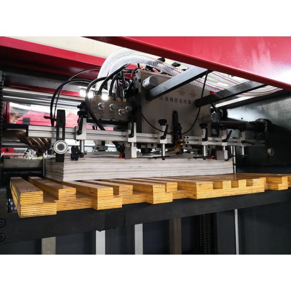Corrugated Board Package Box Die Cutting And Stripping Machine Lead Edge Feeding Wine Gift Box