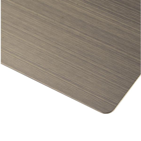 Placas decorativas escovadas da folha de aço inoxidável da linha fina 304 201 430 hl de 0.28mm
