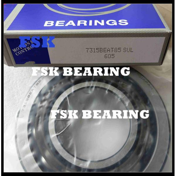 7315BEAT85 SUL Angular Contact Ball Bearing Nylon Cage For Construction Machinery