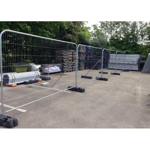 Welded Temporary Mesh Fencing , Electro Galvanized Security Fence Panels