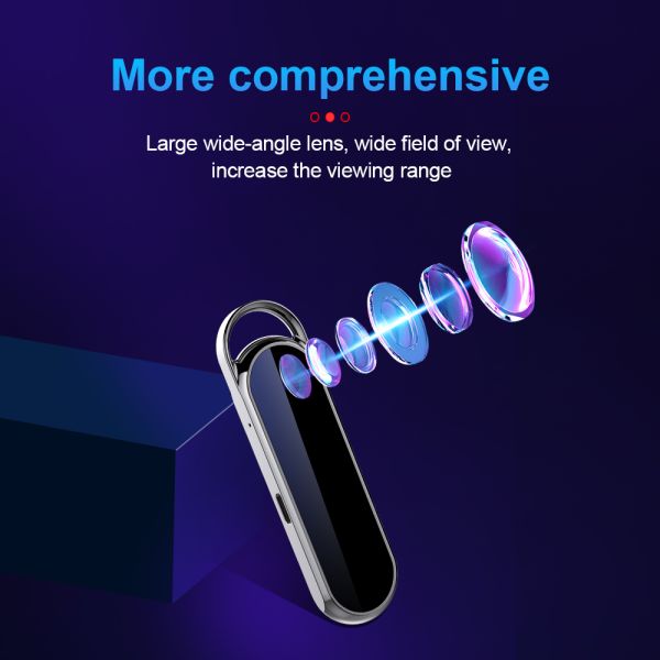 HD Mini Voice Activated Recorder Digital Voice Recorder 1080P Digital Video Camera 140° Camera Angle