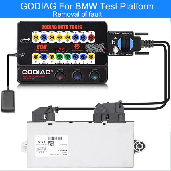 BOX BREAKOUT GODIAG GT100 com BMW CAS4 CAS4+ e FEM/BDC plataforma de teste de envio gratuito para VVDI2 VVDI Key Tool Plus