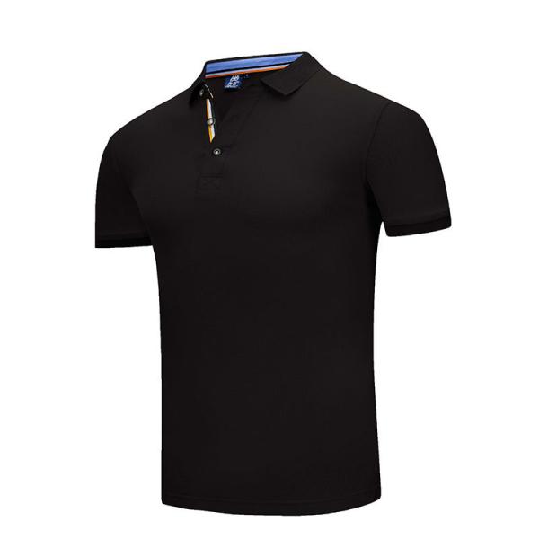 Embroidered  Quick Dry Slim Fit Work Polo Shirts  Cotton Plain Solid Color Classic Design