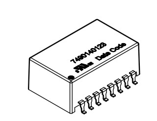 10/100BASE-T LAN トランスフォーマー 7490140123 7490140124 7490140125
