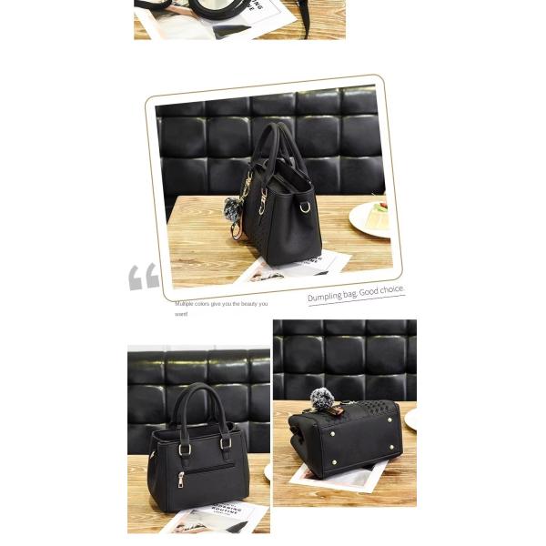 Elegant Shoulder Purse in Genuine Leather with Cartoon Pattern and Button Decoration