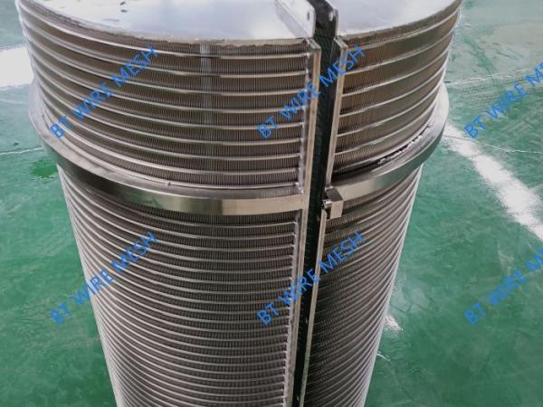 300 Micron Wedge Wire Screen Filter 316l Stainless Steel