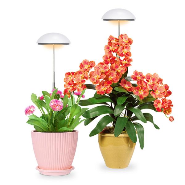 Telescopic LED Growth Lamp 6hours Halo Grow Lights Height Adjustable