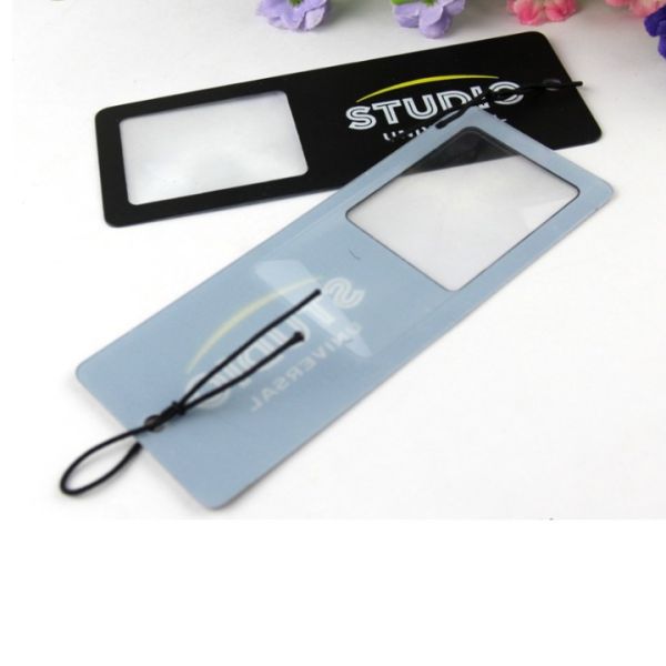 3d Mobile Phone Screen Magnifier Customized Size PVC Magnifier Card Type , Transparent Magnifying Glass With Fresnel Lens