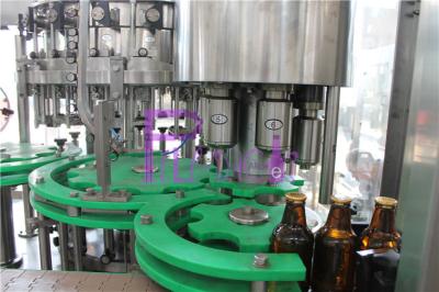 PLC Japanese Beer Bottling Equipment For Glass Bottle Pull Ring Cap