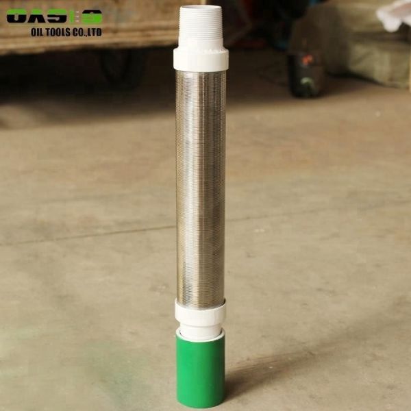 Construction Water Wells Borehole Screen , 25 % Open Area Wedge Wire Screen
