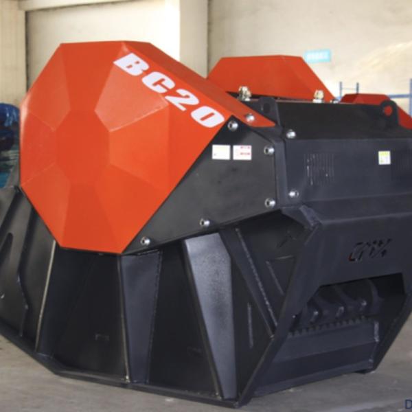 Q345 20ton Excavator Bucket Stone Crusher Attachment for Rock Breaking