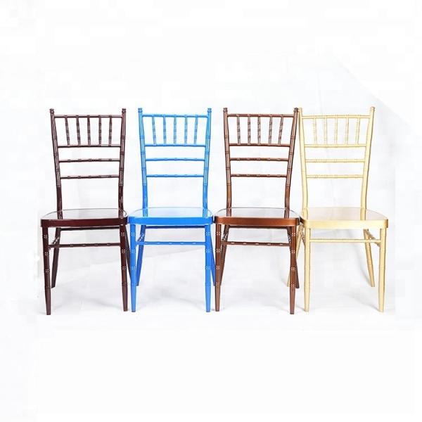 Antique Plastic Wedding Chairs Golden / Blue / Coffee / Dark Brown Optional