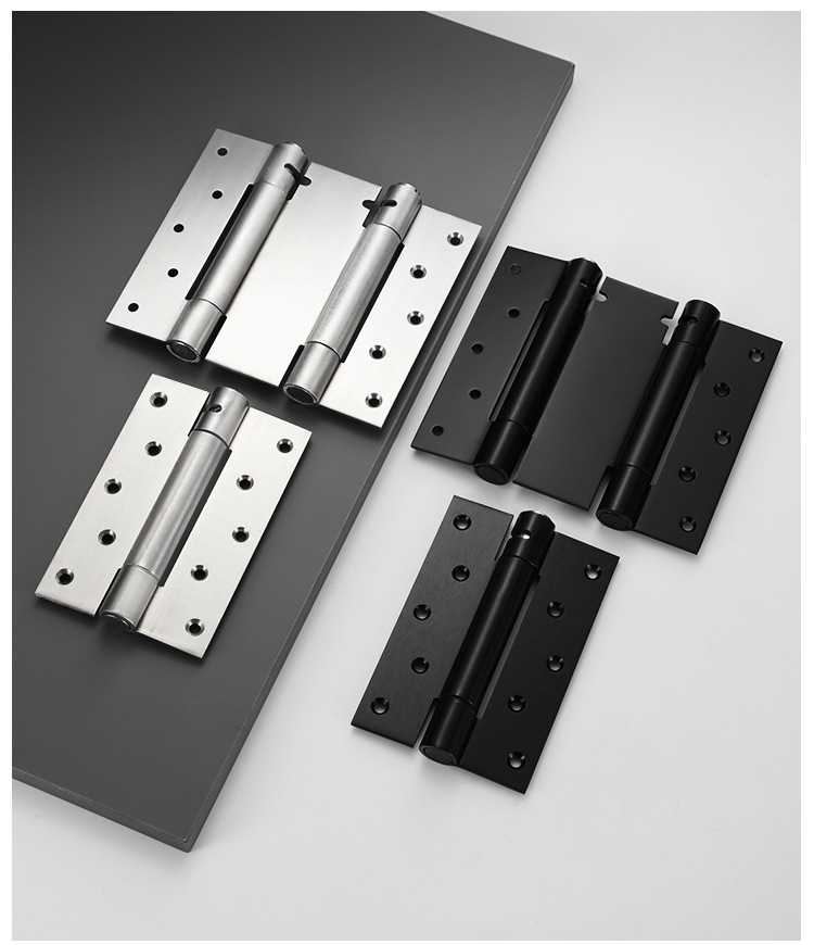 Stainless Steel Double-Opening Single-Opening Spring Hinges Internal External Two-Way Free-Closing Door Closers Automatic Doors