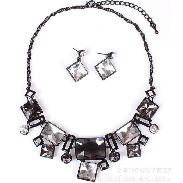 European and American popular retro black plating chant classic design stained glass