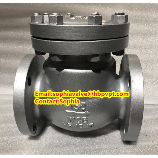 A216B 150# ANSI metal seal swing check valve