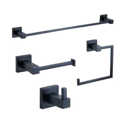 Quatro partes do hardware do banheiro ajustam fixado na parede de aço inoxidável do chuveiro 304