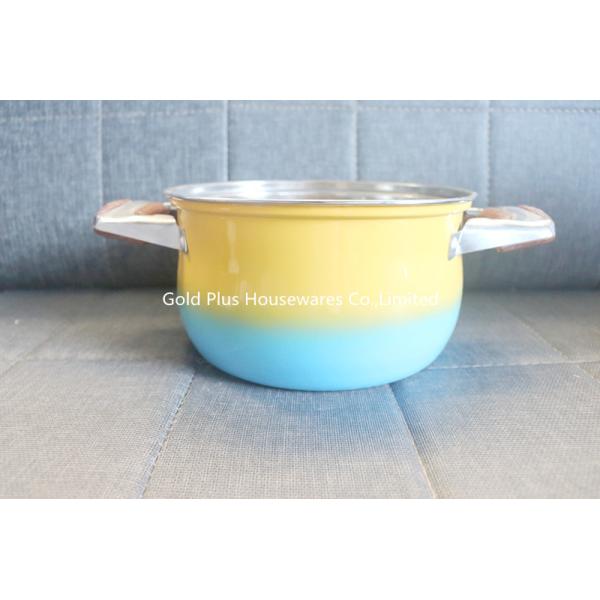 Buffet Stainless Cooking Stew Pot With Plastic Heat Insulation Handle