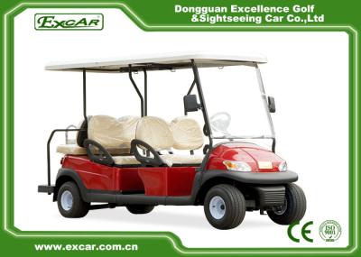 6 Seats ADC 48V 3.7KW Club Car Golf Cart With American Trojan Battery