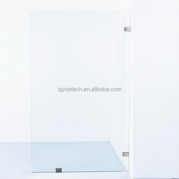 Contemporary Bathroom Must-Have Brushed Nickel Finish Shower Door with Tempered Glass