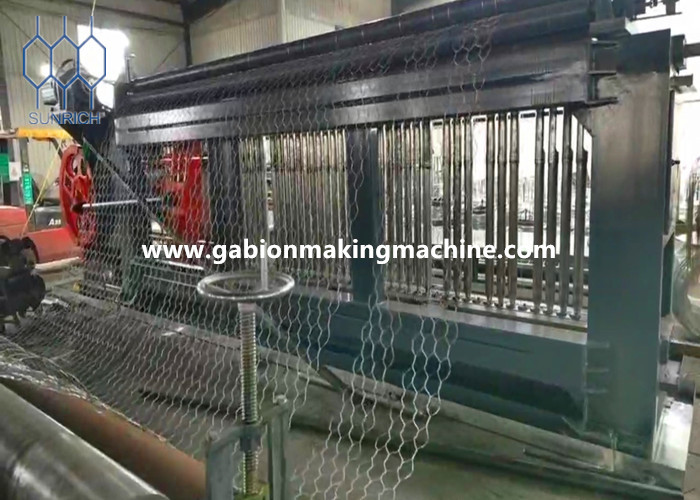 Регулируемая длина поворота Gabion машина с автоматической сервомоторной системой управления PLC