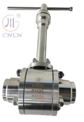 DN50 PN40 SS Cryogenic Ball Valve For LNG/LOX/LN2/LAR/LCO2 Liquid Gas/Skid/Container