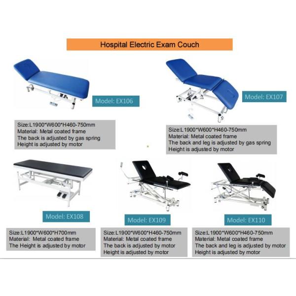 ISO Cold-Rolled Steel Adjustable Electric Examination Couch Operating Table (ALS-EX107)
