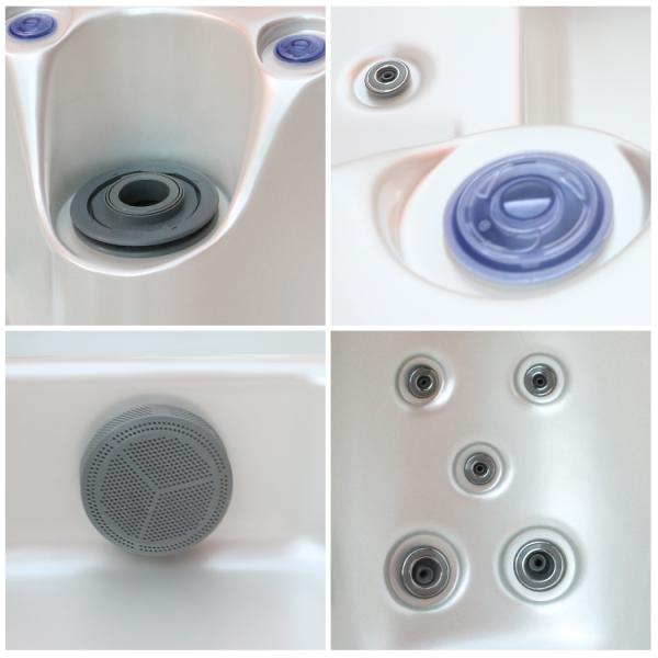 Modern 5-Person Hot Tub with 26 Jets and Balboa BP System