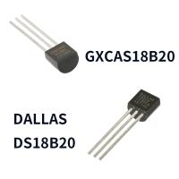 Sensor de température à 3 broches DS18B20 Résolution programmable 1- Thermomètre numérique filaire GXCAS18B20 9-12 bits TO-92
