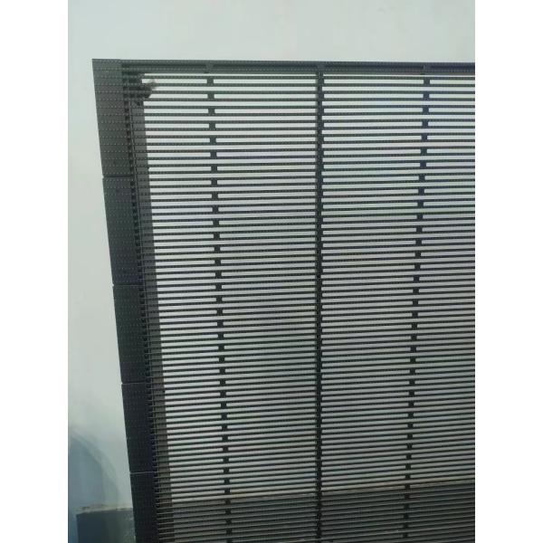 Exhibición transparente de la pantalla P3.91 de Front Lighting Led See Through para la demostración video