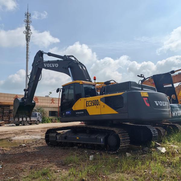Used Original Excavator Volvo EC350DL Reliable Durable High Performance Powerful Efficient Construction Mining Quarrying Heavy
