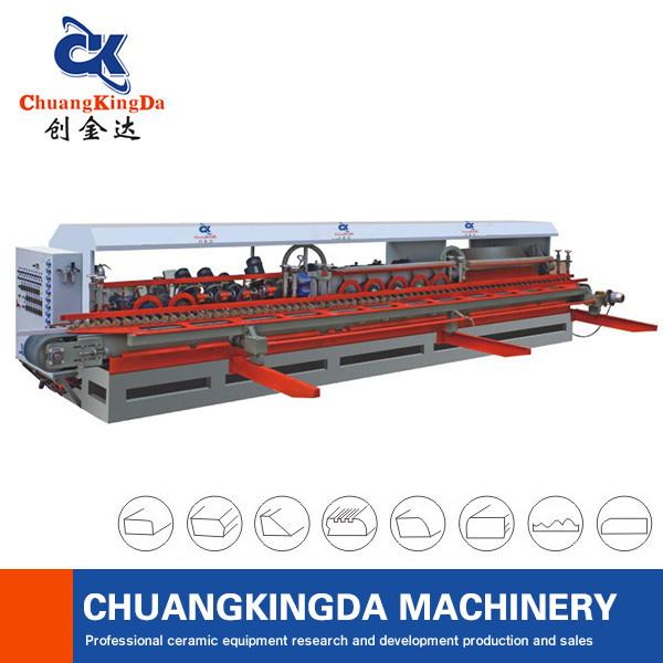 Ceramic Tiles Polishing Machine automatic marble tile arc edge polishing stair step skirting machine make in CKD company