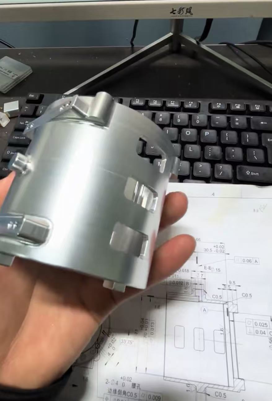 Precision CNC machining of precision robot structural components