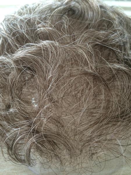 Toupet pour hommes, court, 7*5, 8*6, 9*6, pièces de cheveux